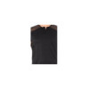 T-shirt noir rayé opaque et transparent 